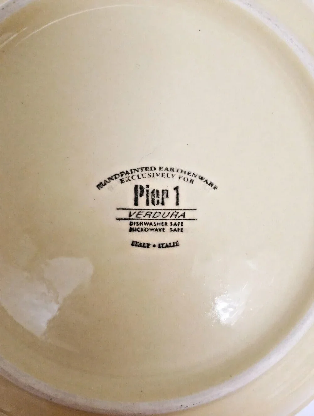 Pier 1 Verdura Hand Paintrd 12